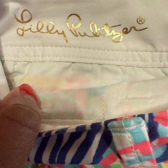 Lilly Pulitzer Callahan Shorts Roar of the Seas Multi Color Floral Size 00 - Picture 4 of 10
